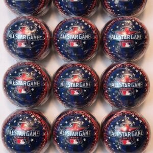 2010 MLB Blue and Red All-Star Game Baseball (Stars & Stripes)Lot Of 12